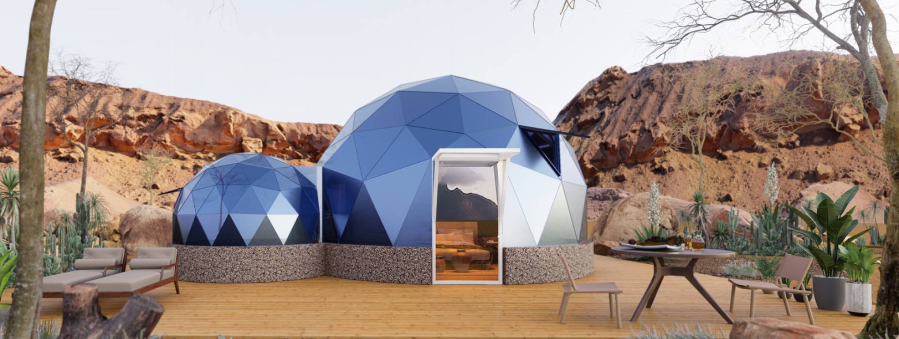 弋阳县球形智能光伏玻璃星空房